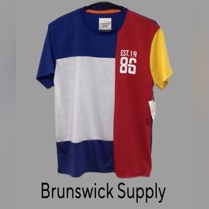 New Bushwick‎ Supply New York Color Block T-Shirt, Men’s Size Medium
